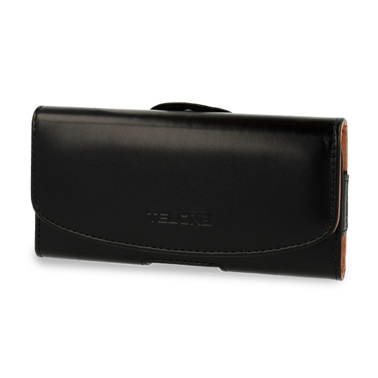 Telone VIVA Belt Holster (SIZE 12) for Huawei Y3-2/Nokia 630/Samsung A310/G350/G360/I9100/Sony Z3 mini black, leather (130x65x14 mm)