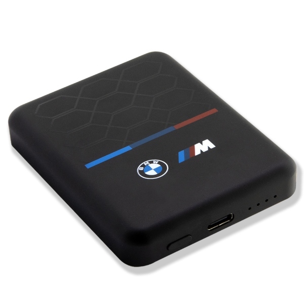 foto_add-215817 Original Power Bank - BMW BMPBMS3K22PGVK 3000mAh with induction charging M Collection MagSafe + Cable - Black
