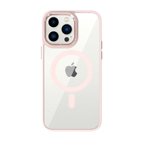 Tel Protect Magnetic Clear Case for Iphone 11 Salmon