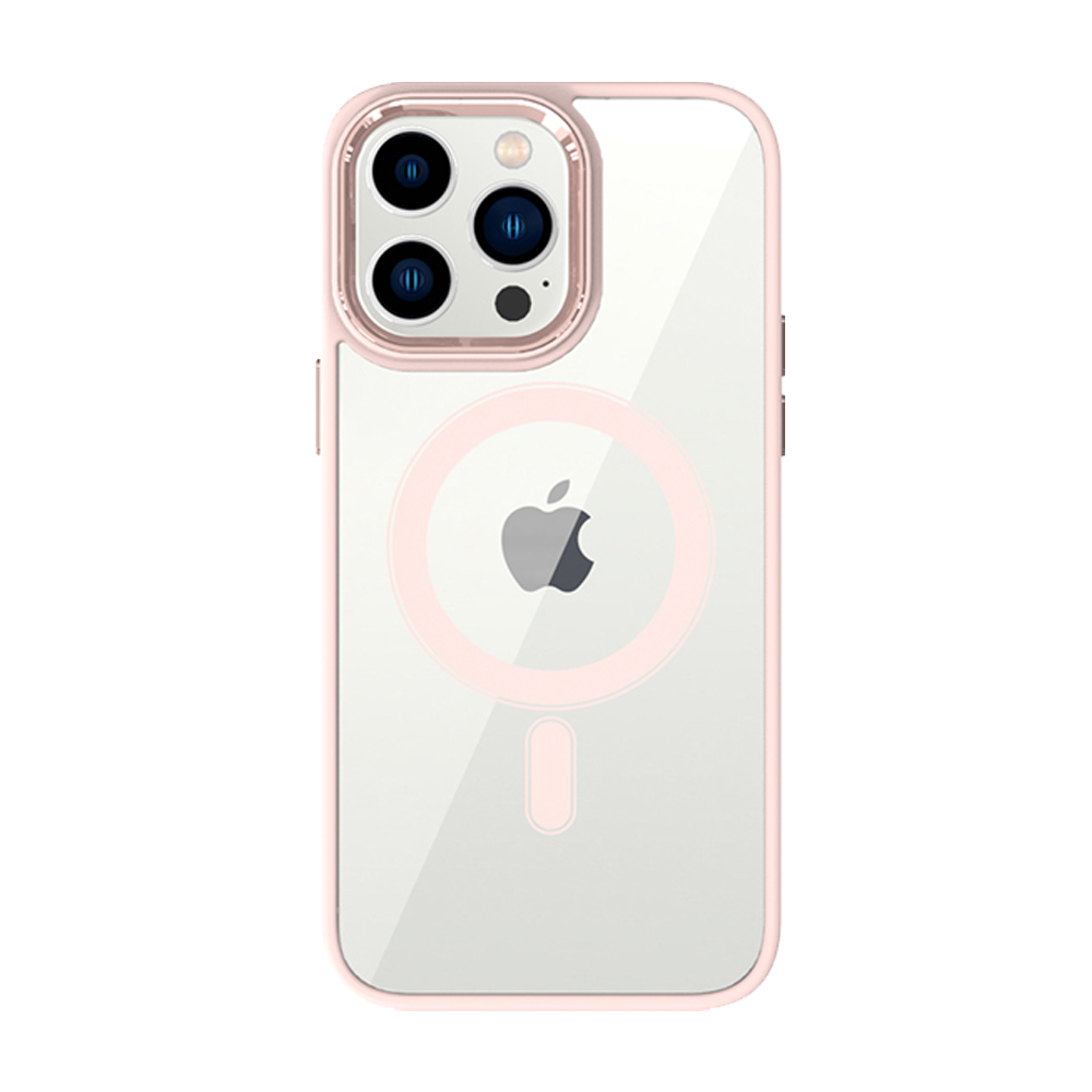 Tel Protect Magnetic Clear Case for Iphone 11 Pro Max Salmon