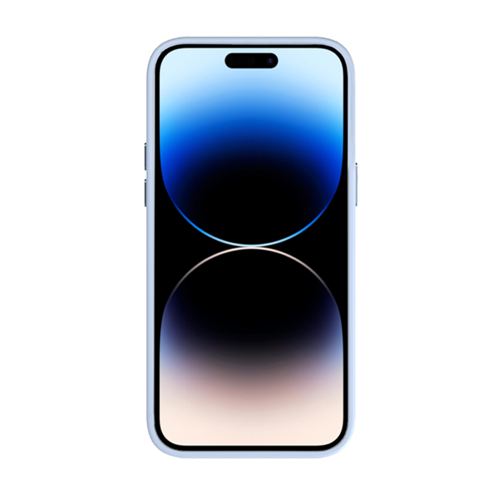 Tel Protect Magnetic Clear Case for Iphone 13 Pro Max Light blue