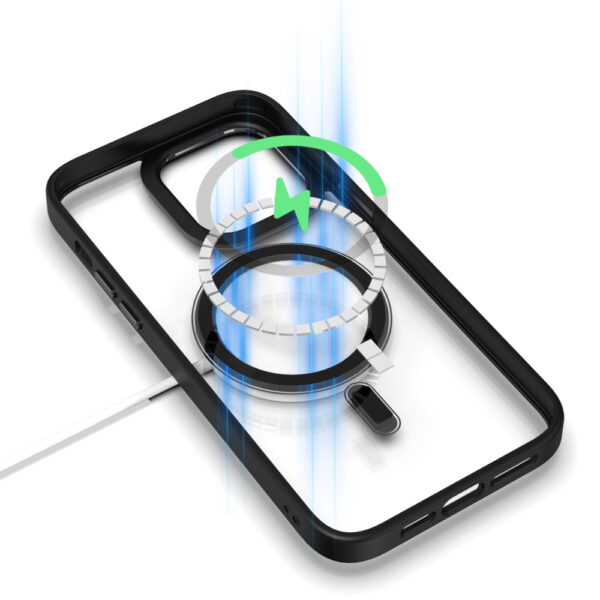 Tel Protect Magnetic Clear Case for Iphone 14 Light blue