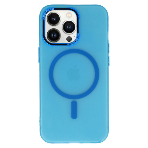 Magnetic Frosted Case for Iphone 11 Pro Blue