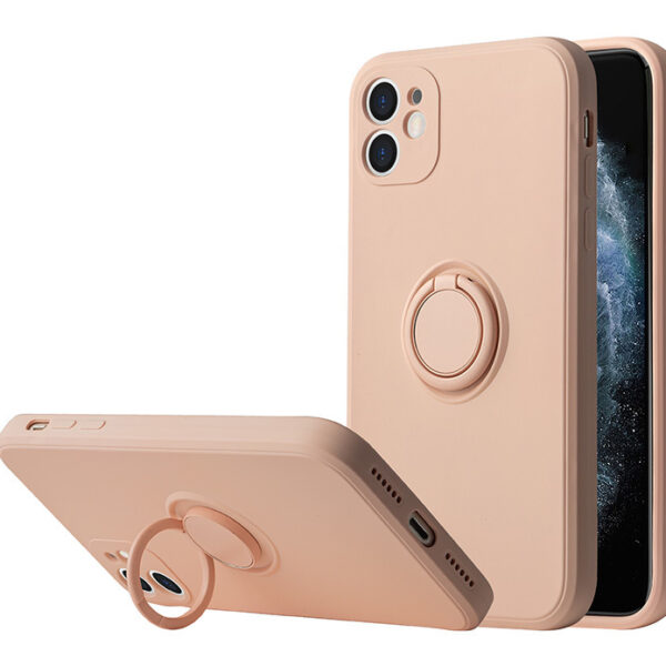 Vennus Silicone Ring for Xiaomi Redmi Note 12 5G/Poco X5 Light pink