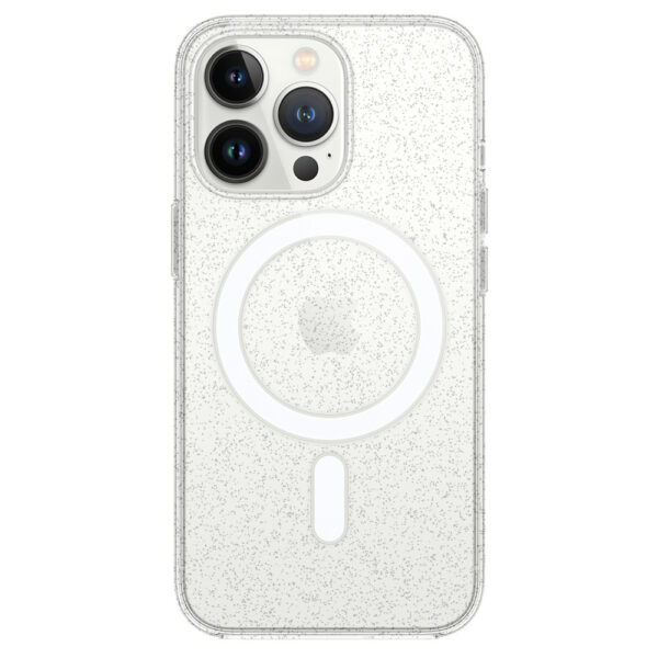 TEL PROTECT MagSilicone Clear Case for Iphone 11 Pro Glitter