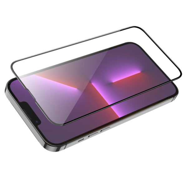 Borofone Tempered glass BF8 Diamond Armor Full Screen 5D Large Arc for Iphone 16e14/13/13 Pro - 10 pieces