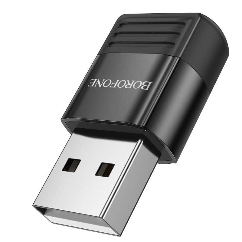 Borofone Adapter BV18 - USB to Type C - black