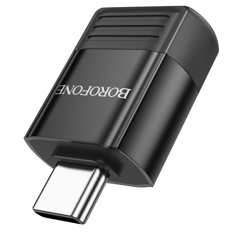 Borofone Adapter OTG BV18 - Type C to USB - black