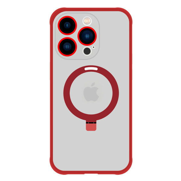 Tel Protect Magical Magsafe Stand Case for Iphone 13 Pro Max red