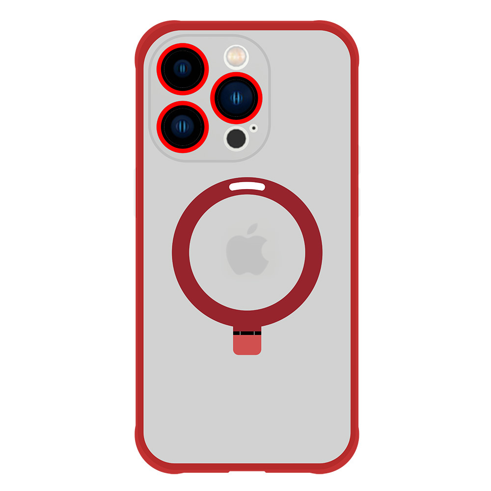 Tel Protect Magical Magsafe Stand Case for Iphone 13 Pro Max red