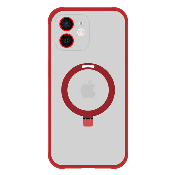 Tel Protect Magical Magsafe Stand Case for Iphone 12 red