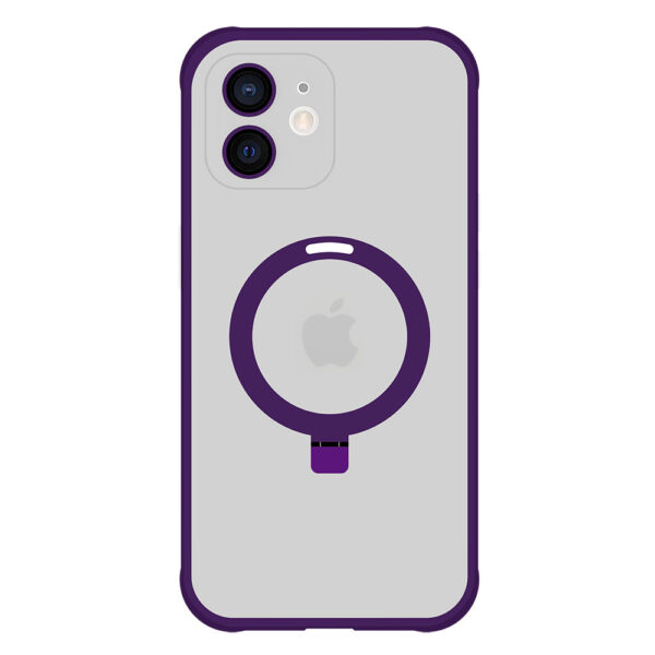 Tel Protect Magical Magsafe Stand Case for Iphone 12 purple