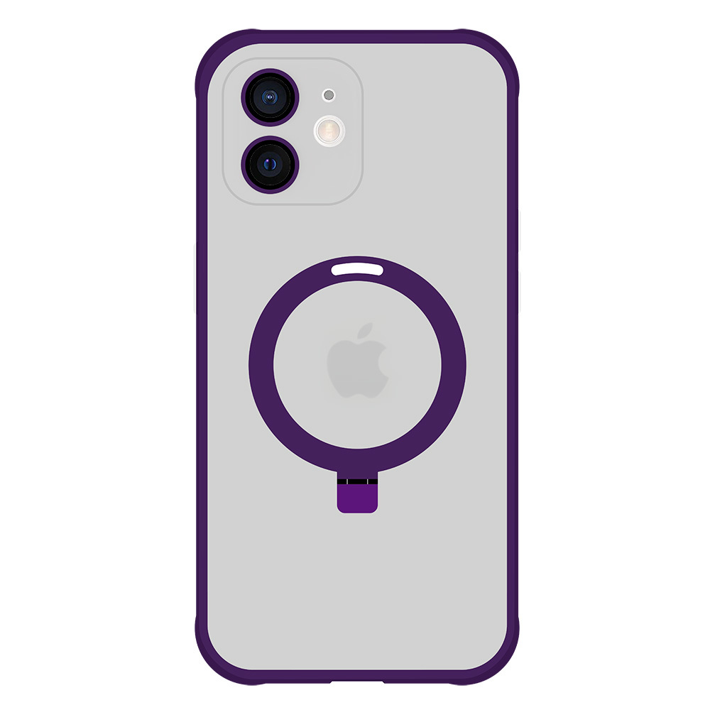 Tel Protect Magical Magsafe Stand Case for Iphone 12 purple