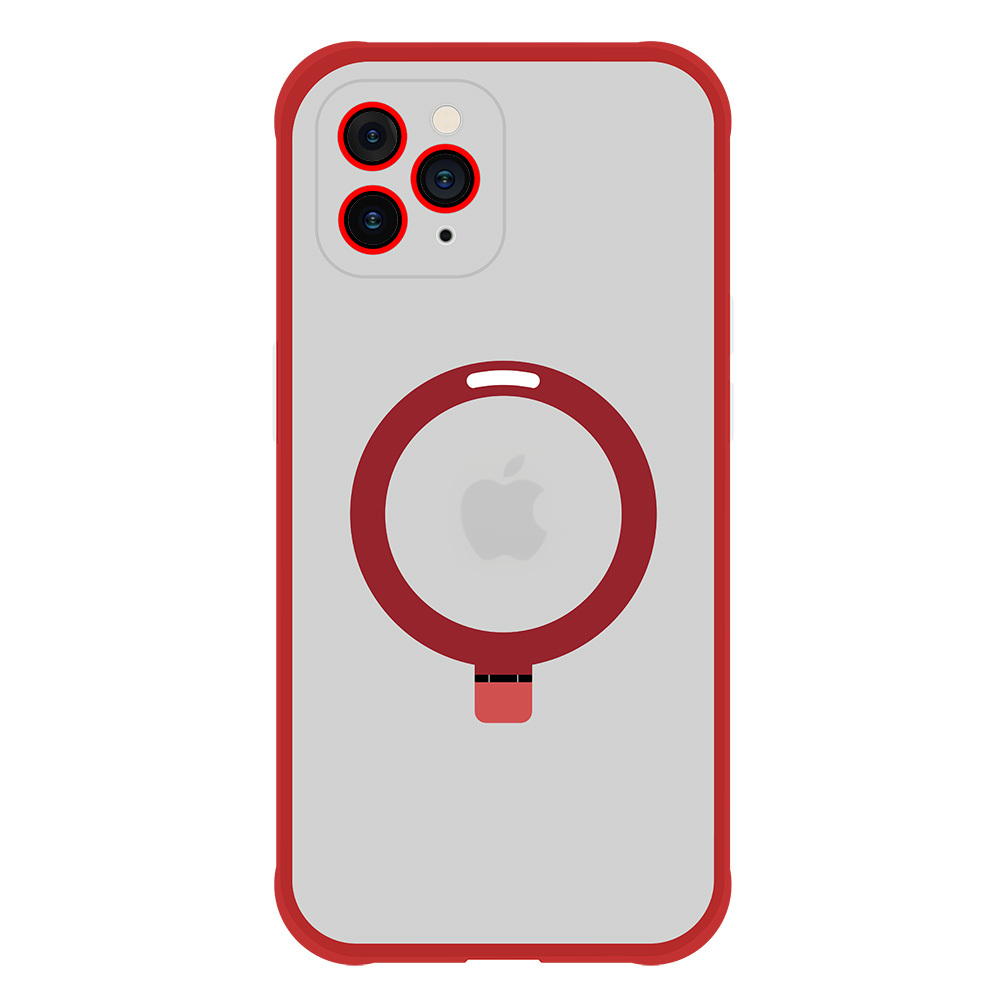 Tel Protect Magical Magsafe Stand Case for Iphone 11 Pro Max red