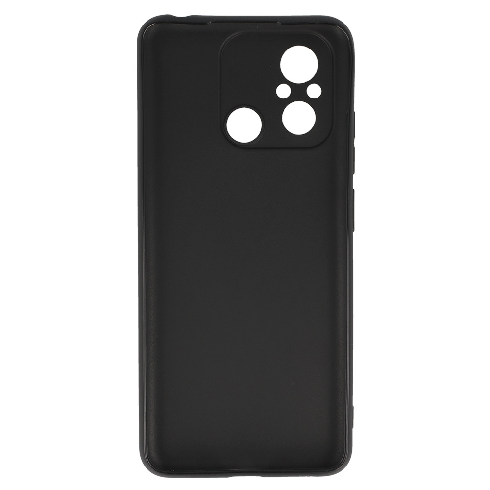 Back Case MATT for XIAOMI REDMI 12C/11A Black