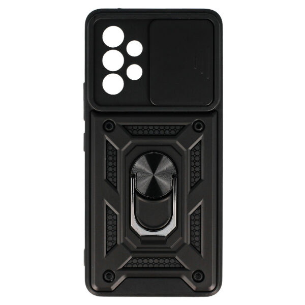 Slide Camera Armor Case for Samsung Galaxy A53 5G Black