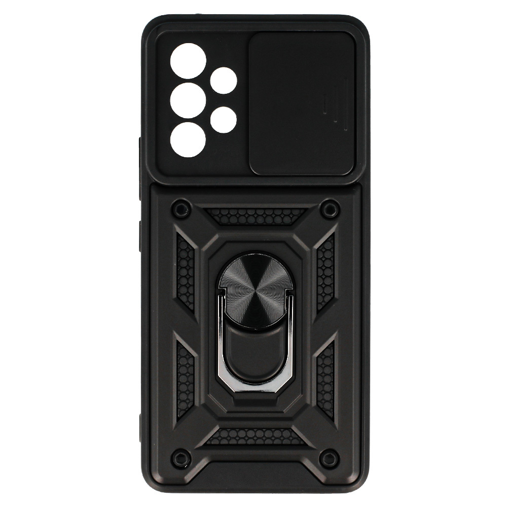Slide Camera Armor Case for Samsung Galaxy A53 5G Black