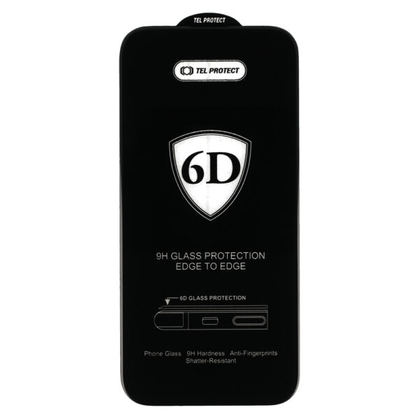 Tel Protect Full Glue 6D Tempered Glass for IPHONE 11 PRO BLACK