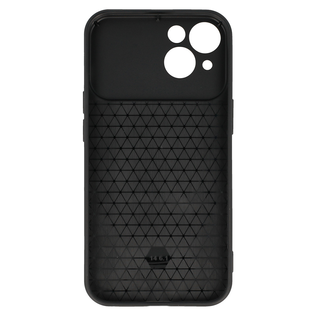 Slide Camera Armor Case for Iphone 15 Black