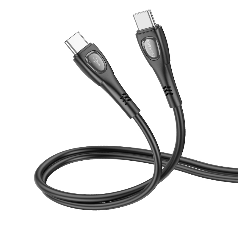 Borofone Cable BX98 Superior - Type C to Type C - PD 60W 3A 1 metre black