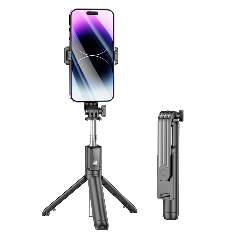 Borofone Selfie Stick BY11 Happy bluetooth with tripod and remote control black