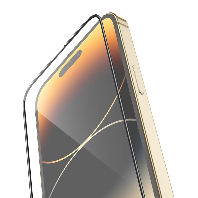 Borofone Tempered glass BF8 Diamond Armor Full Screen 5D Large Arc for Iphone 15 Pro Max - 10 pieces
