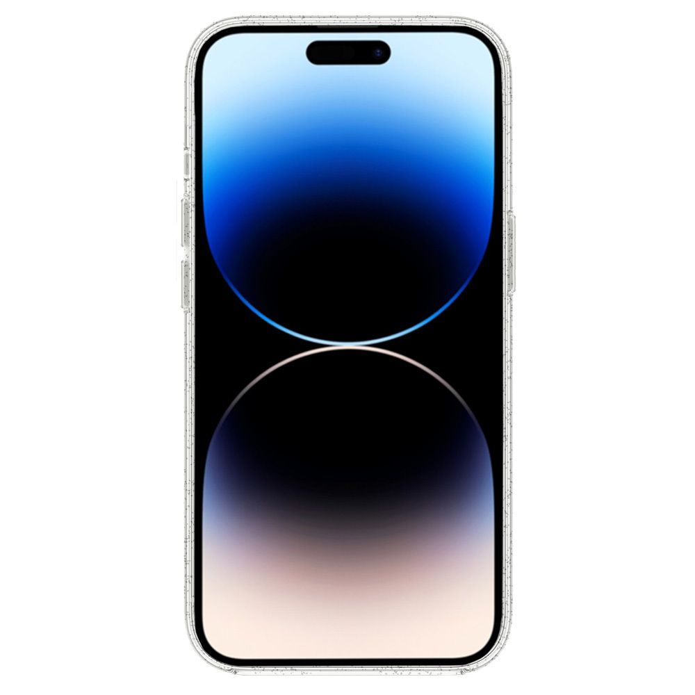 TEL PROTECT MagSilicone Clear Case for Iphone 15 Pro Max Glitter