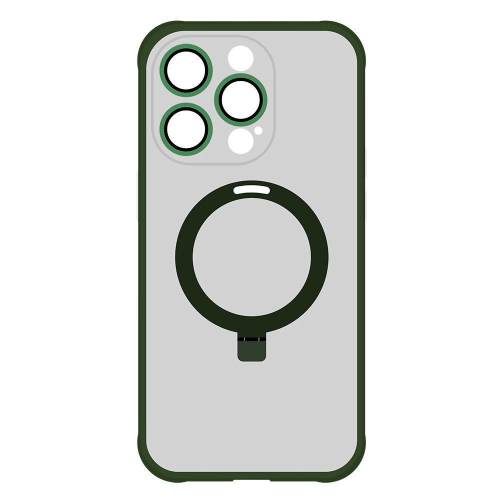 Tel Protect Magical Magsafe Stand Case for Iphone 15 Plus green
