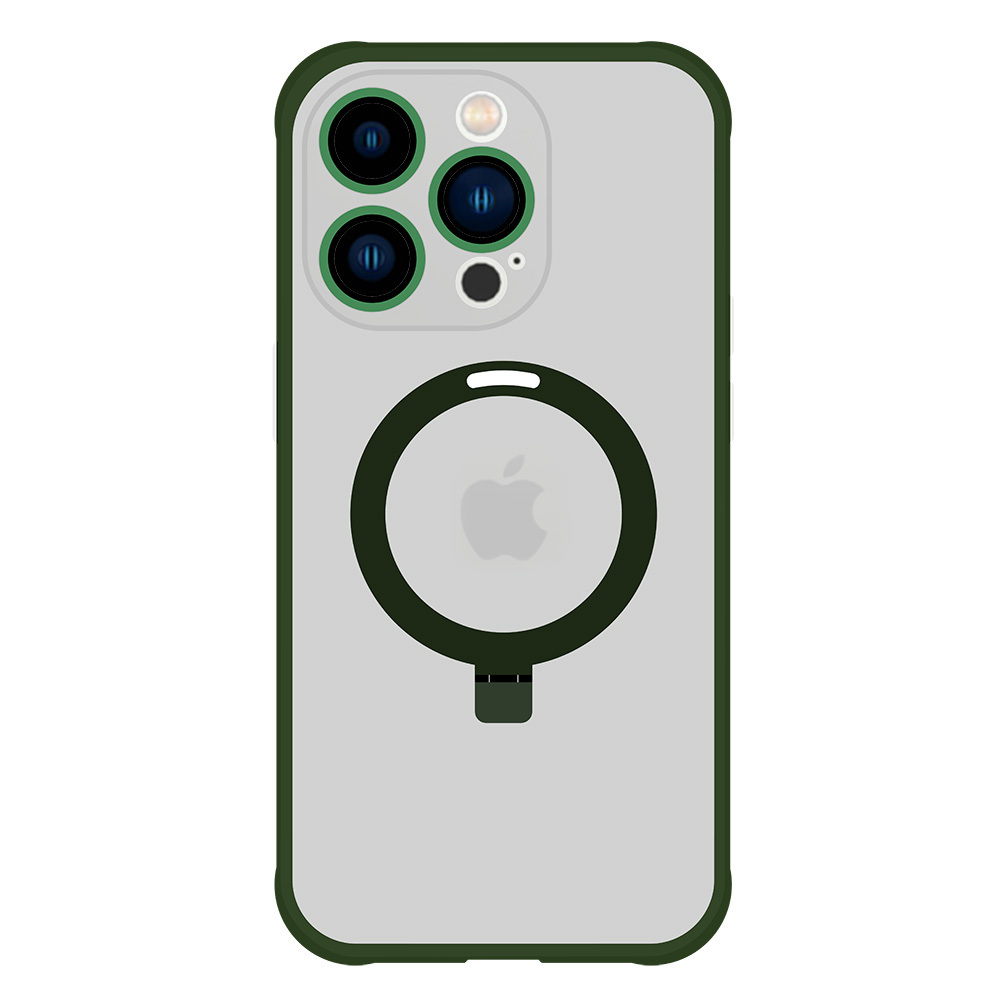 Tel Protect Magical Magsafe Stand Case for Iphone 15 Pro Max green