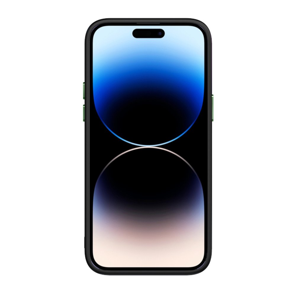 Tel Protect Magnetic Carbon Case for Iphone 15 Black-green