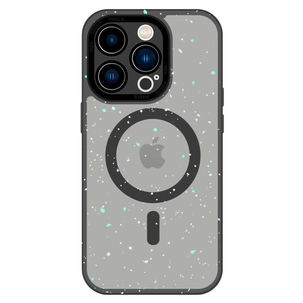 Tel Protect Magnetic Splash Frosted Case for Iphone 15 Black