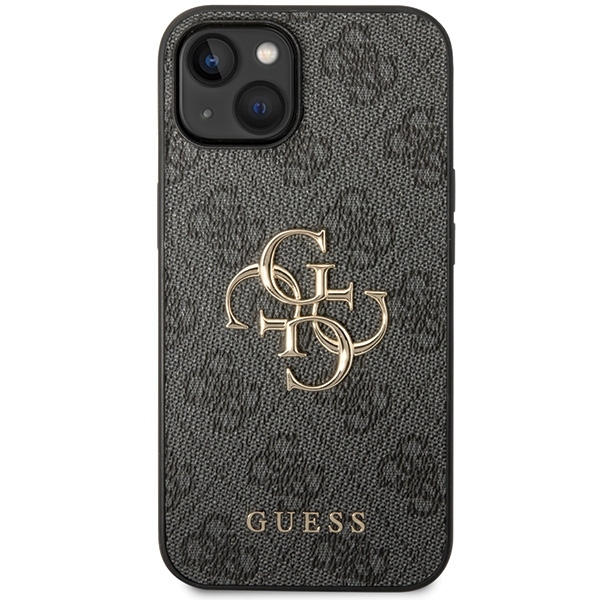 Original Case GUESS 4G Big Metal Logo GUHCP15S4GMGGR for Iphone 15 grey
