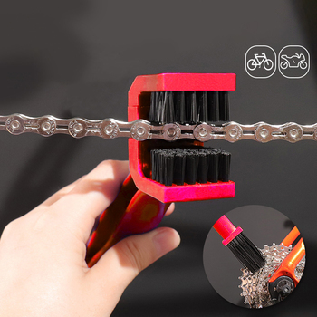 Bike chain brush red