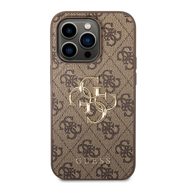 Original Case GUESS 4G Big Metal Logo GUHCP15X4GMGBR for Iphone 15 Pro Max brown