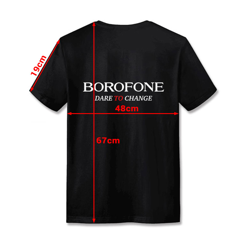 Borofone T-shirt M size black