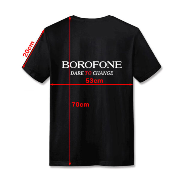 Borofone T-shirt XL size black