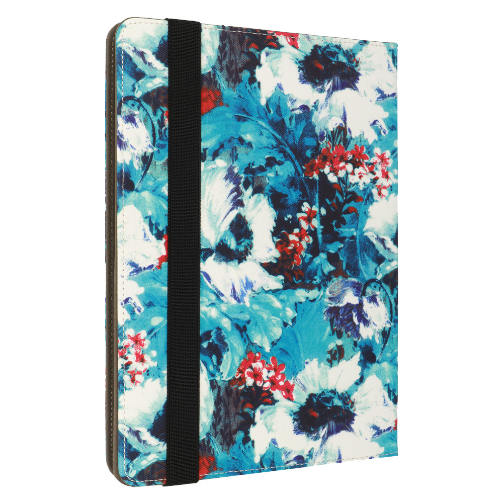 Wonder Canvas Tablet Case 13 inches white poppies