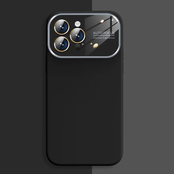 Soft Silicone Lens Case for Iphone 11 black