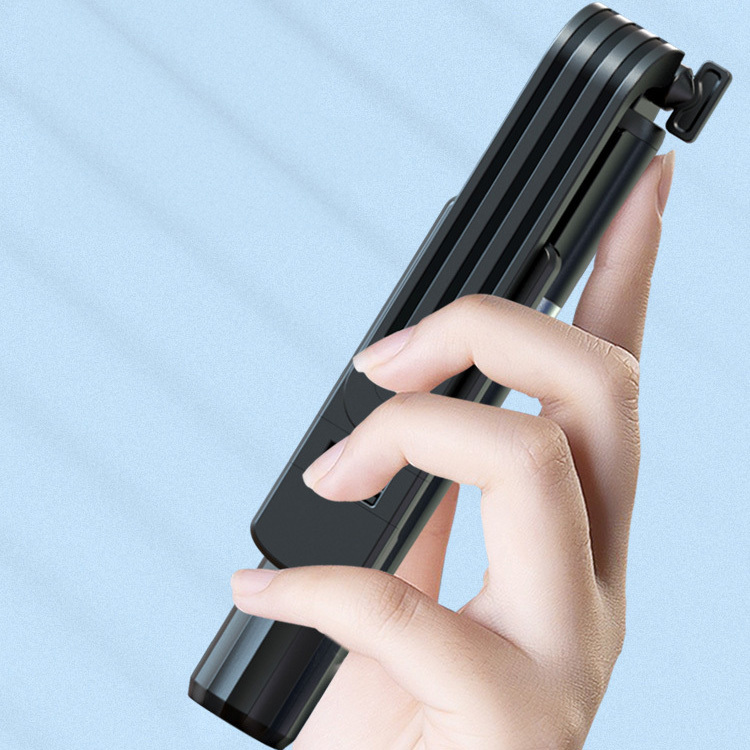 Selfie Stick MINI - with detachable bluetooth remote control and tripod - P40S BLACK