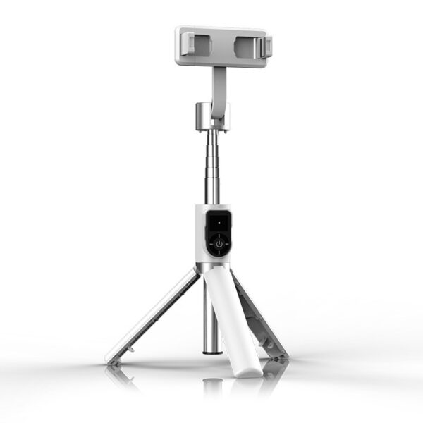 Selfie Stick MINI - with detachable bluetooth remote control and tripod - P70S Plus WHITE
