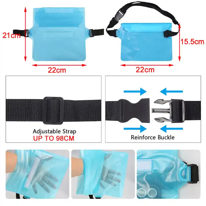 Waterproof pouch - Type 3 purple