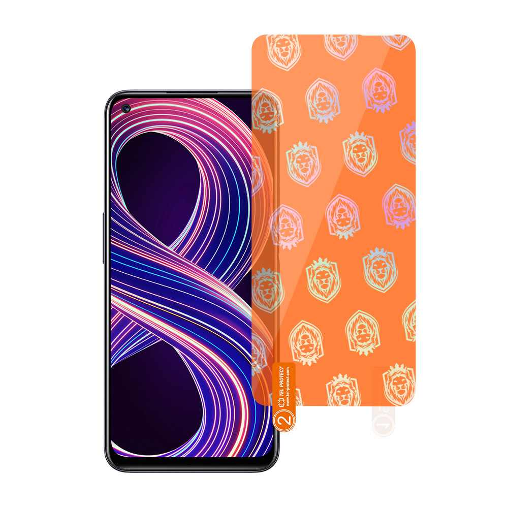 Tel Protect Best Flexible Hybrid Tempered Glass for REALME 8 5G