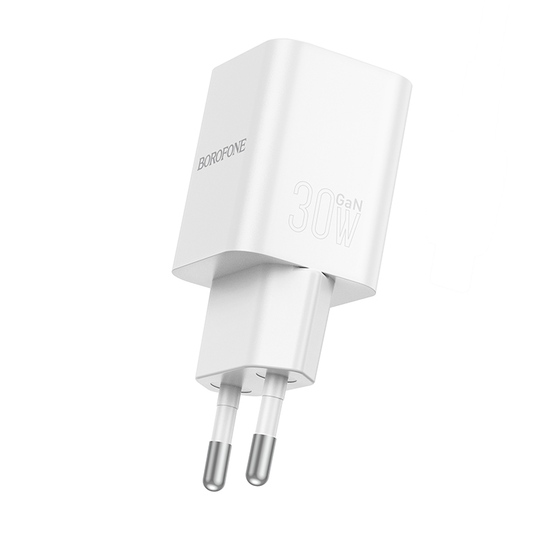 foto_add-236762 Borofone Wall charger BN14 Royal GaN - USB + Type C - QC 3.0 PD 30W white