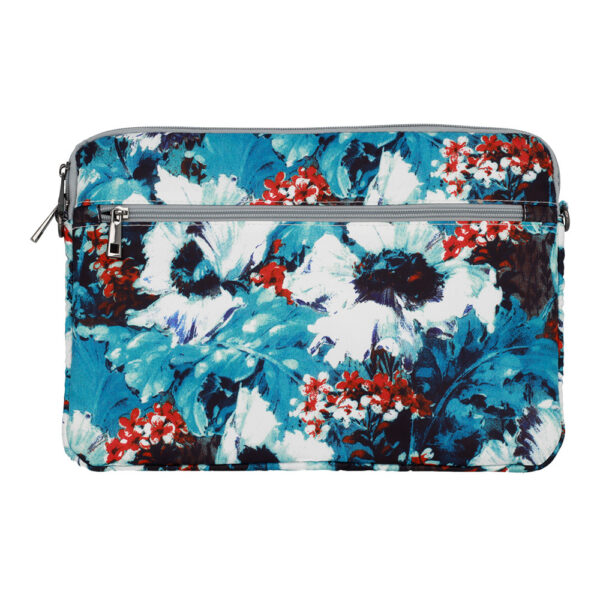 Wonder Sleeve Laptop 15-16 inches white poppies