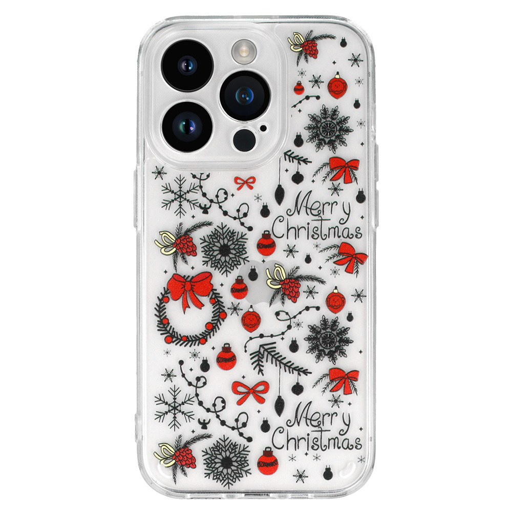 TEL PROTECT Christmas Case for Samsung A24 4G/A25 5G Design 5 Clear