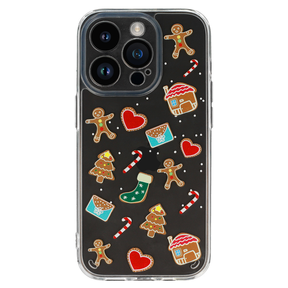 TEL PROTECT Christmas Case for Samsung A25 5G/A24 4G Design 2 Clear