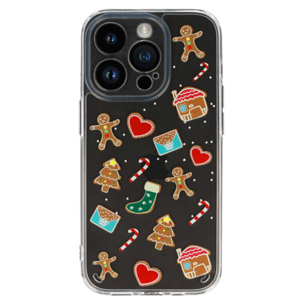 TEL PROTECT Christmas Case for Samsung S23 FE Design 2 Clear