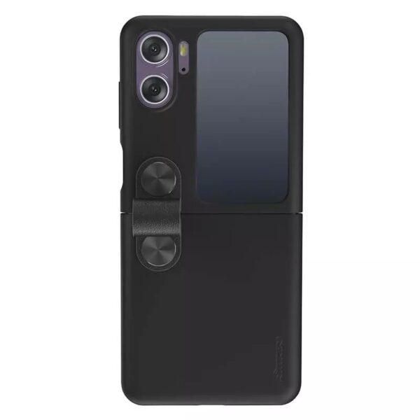 Nillkin Flex Flip Finger Strap Silicone Case for Oppo Find N2 Flip black