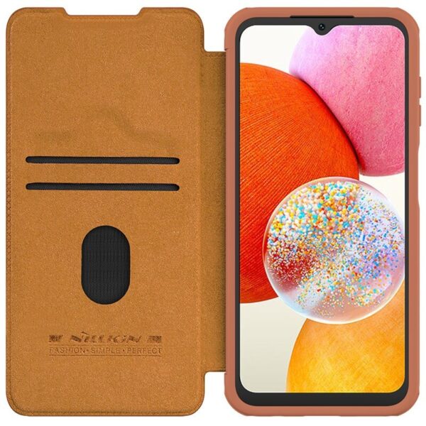 Nillkin Qin Pro for Samsung Galaxy A24 4G brown