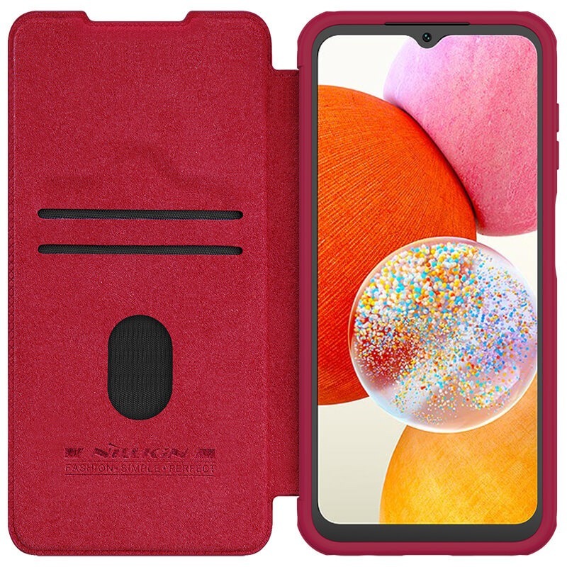 Nillkin Qin Pro for Samsung Galaxy A24 4G red